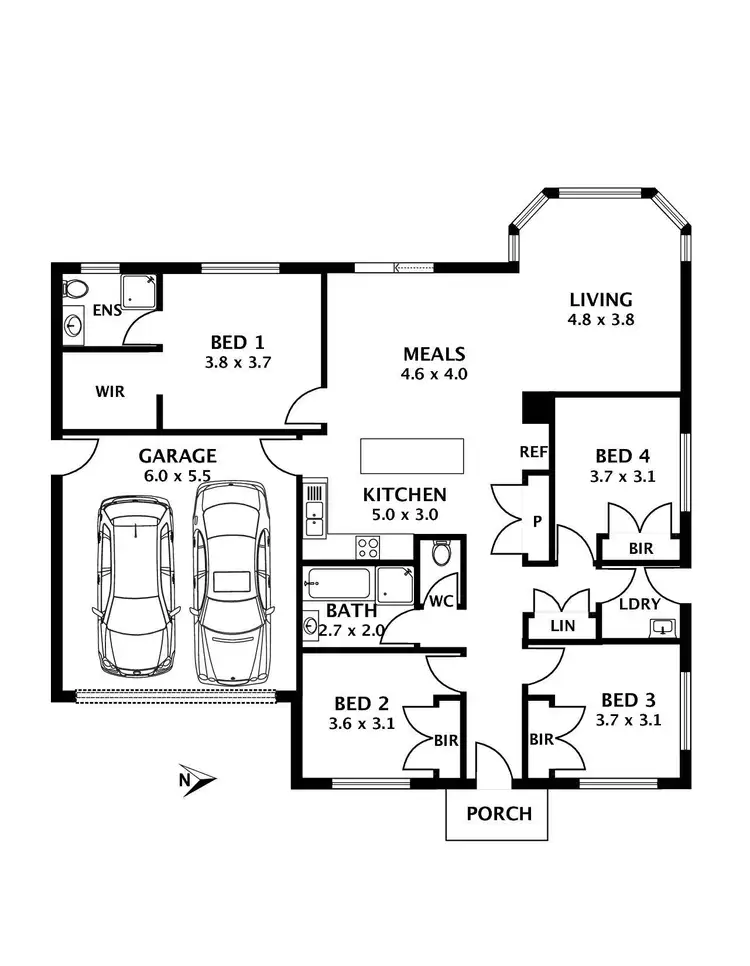Floorplan of Homely house listing, 72 Rosenthal Boulevard, Sunbury VIC 3429