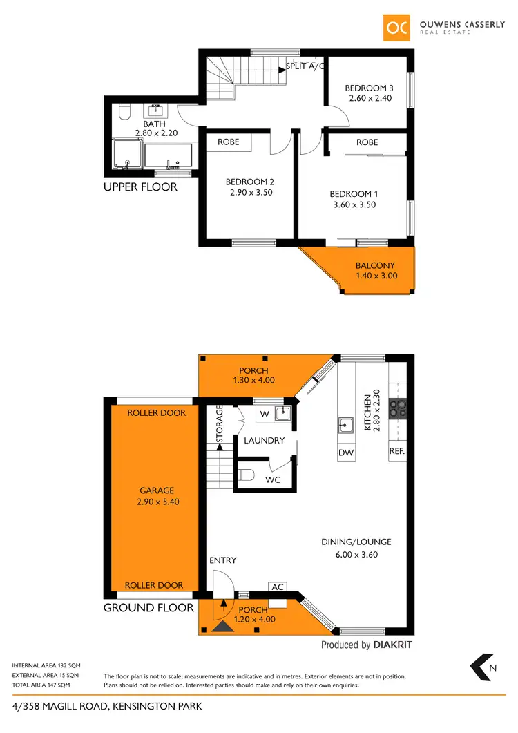 Floorplan of Homely townhouse listing, 4/358 Magill Road, Kensington Park SA 5068