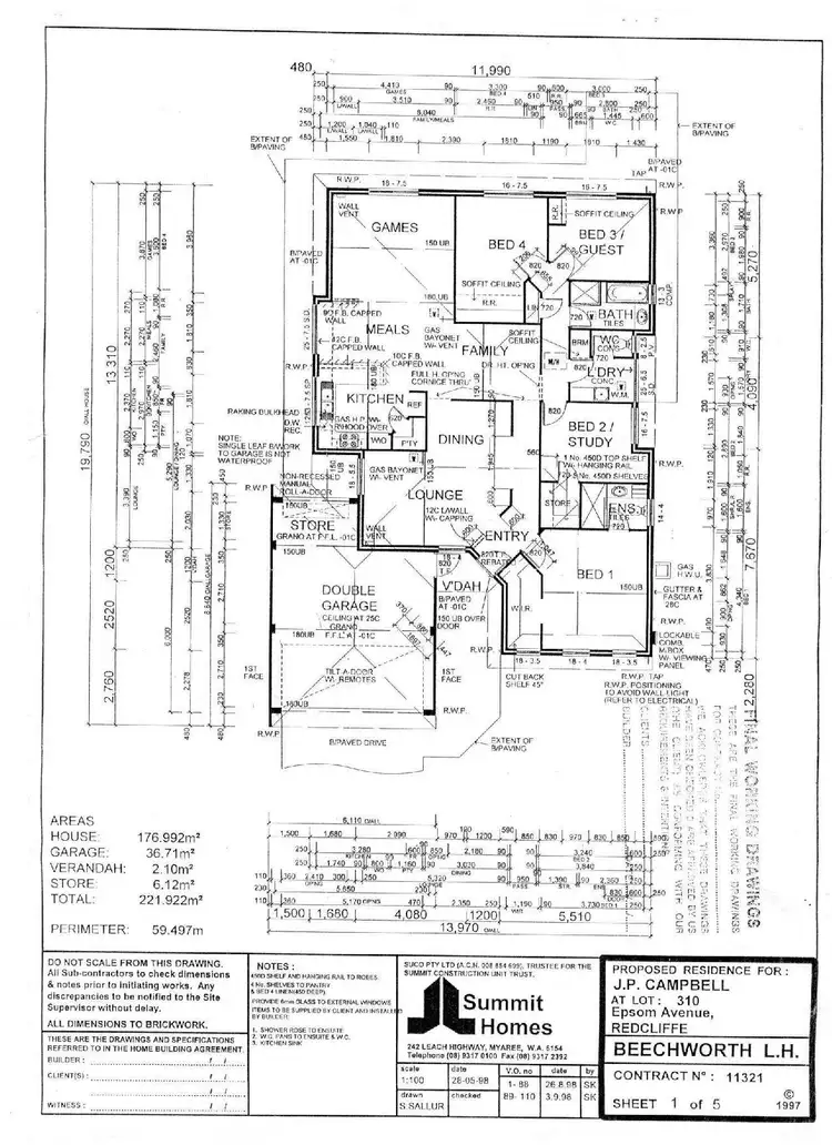 Floorplan of Homely house listing, 363 Epsom Avenue, Redcliffe WA 6104