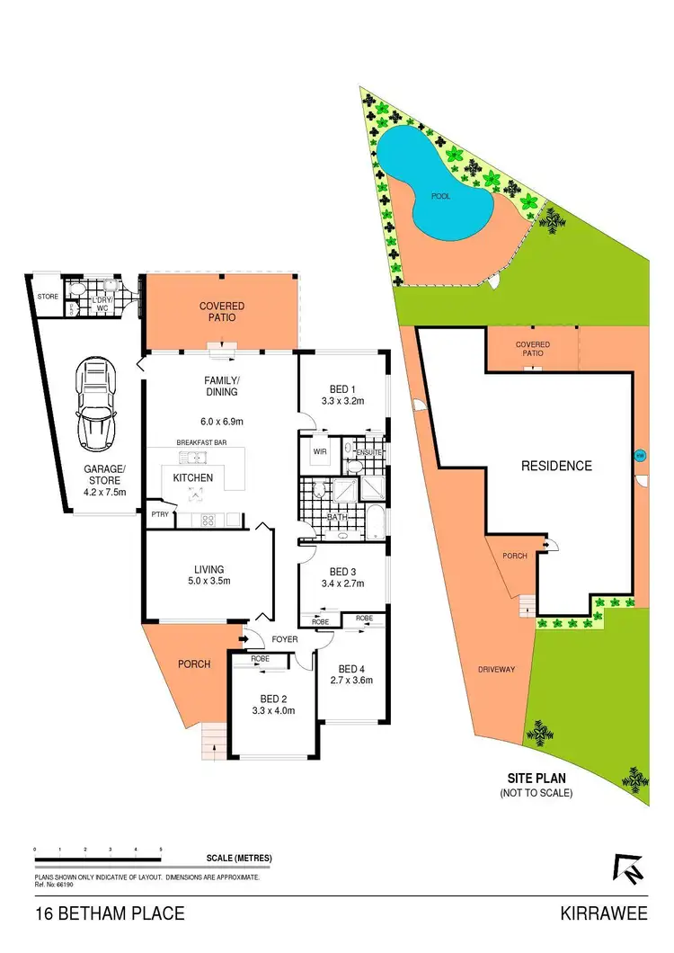 Floorplan of Homely house listing, 16 Betham Place, Kirrawee NSW 2232
