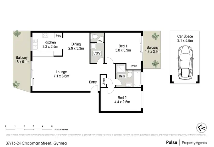 Floorplan of Homely apartment listing, 37/16-24 Chapman Street, Gymea NSW 2227