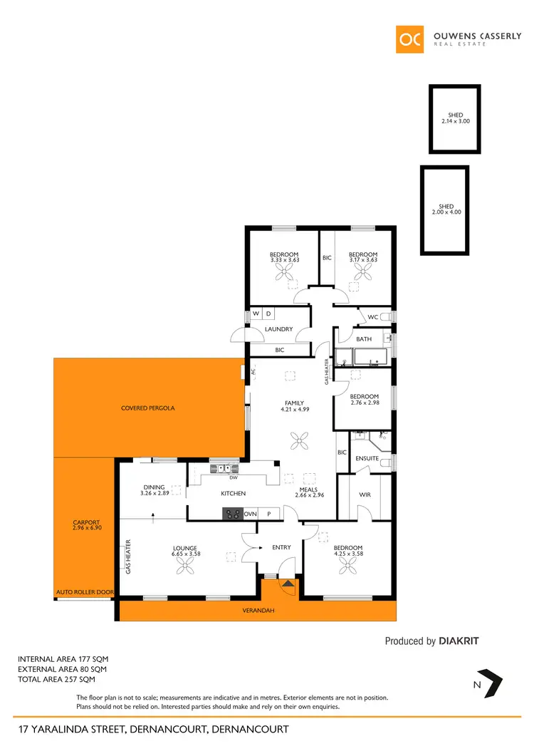 Floorplan of Homely house listing, 17 Yaralinda Street, Dernancourt SA 5075