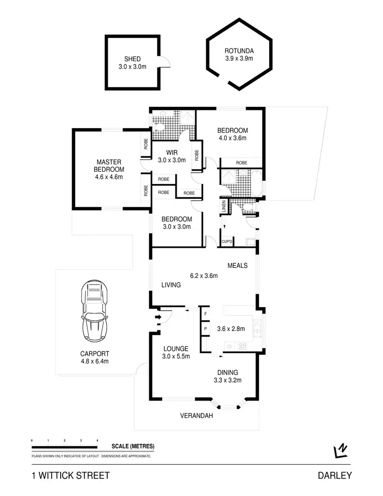 Floorplan of Homely house listing, 1 Wittick Street, Darley VIC 3340
