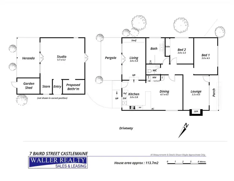 Floorplan of Homely house listing, 7 Baird Street, Castlemaine VIC 3450