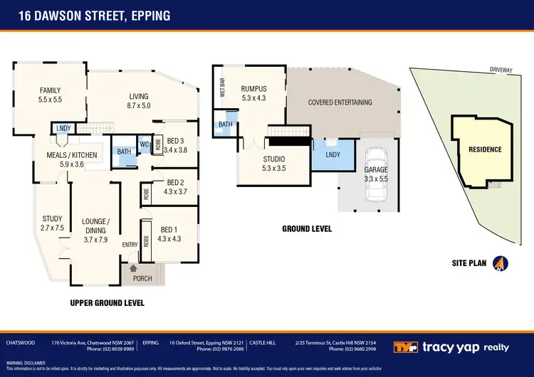 Floorplan of Homely house listing, 16 Dawson Street, Epping NSW 2121