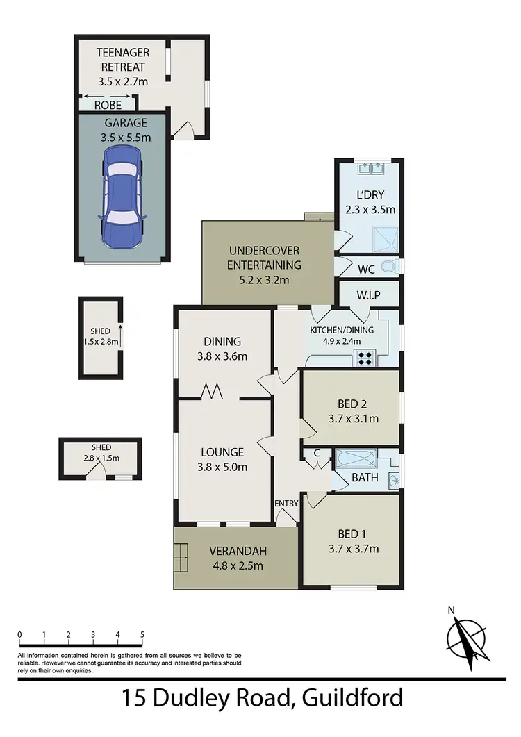 Floorplan of Homely house listing, 15 Dudley Road, Guildford NSW 2161