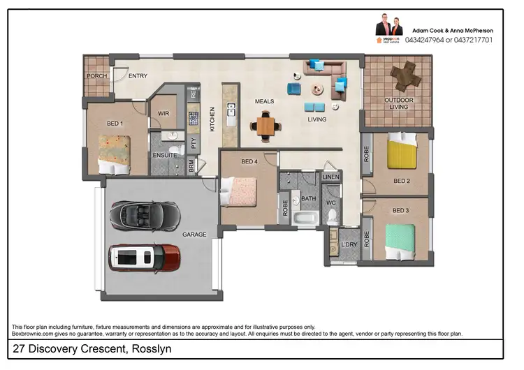 Floorplan of Homely house listing, 27 Discovery Crescent, Rosslyn QLD 4703
