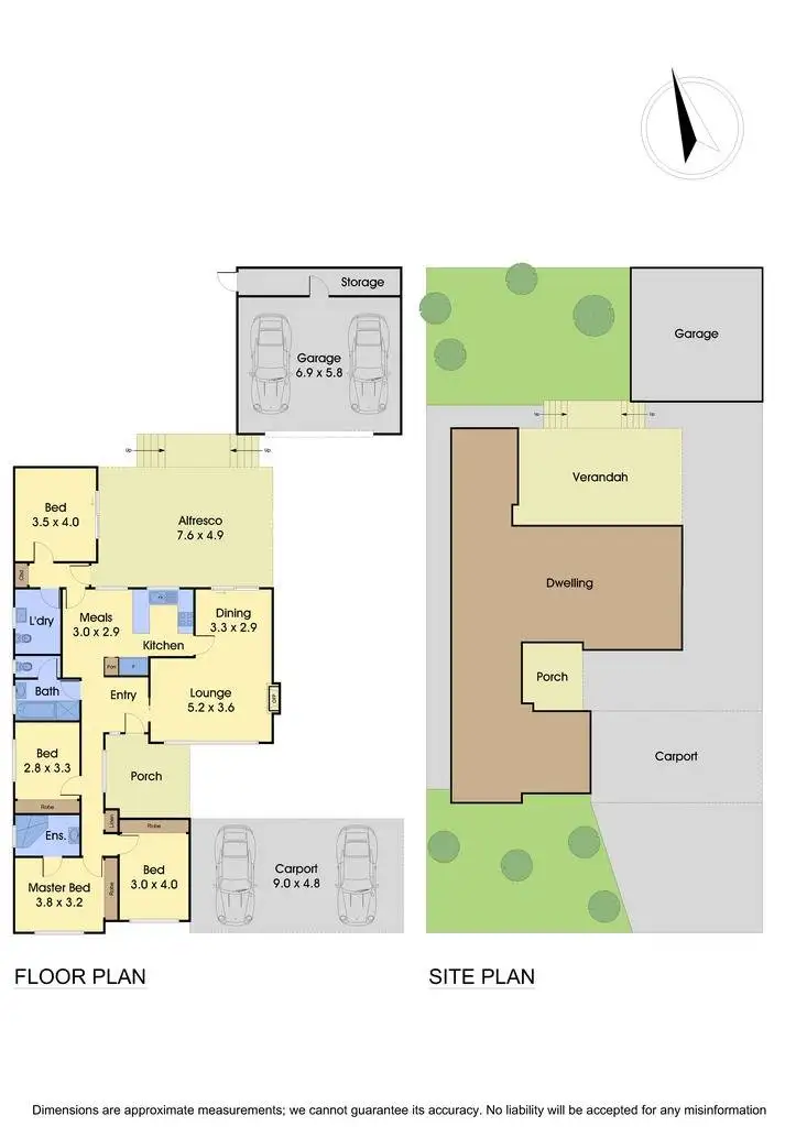 Floorplan of Homely house listing, 500 Grimshaw Street, Bundoora VIC 3083