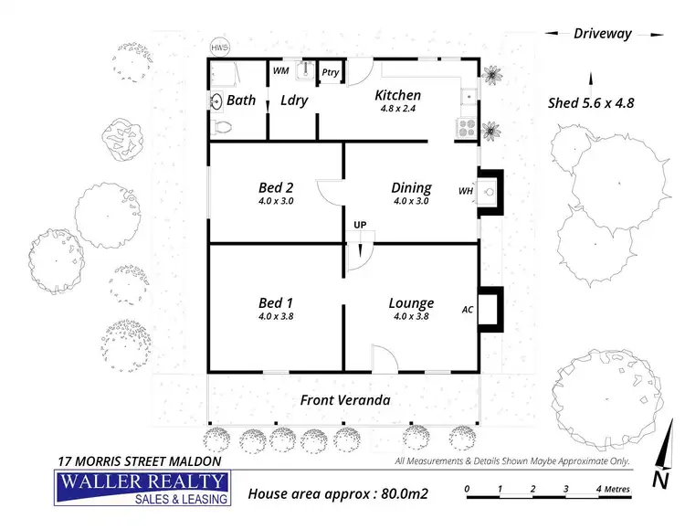 Floorplan of Homely house listing, 17 Morris Street, Maldon VIC 3463