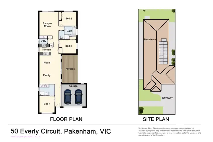 Floorplan of Homely house listing, 50 Everly Circuit, Pakenham VIC 3810