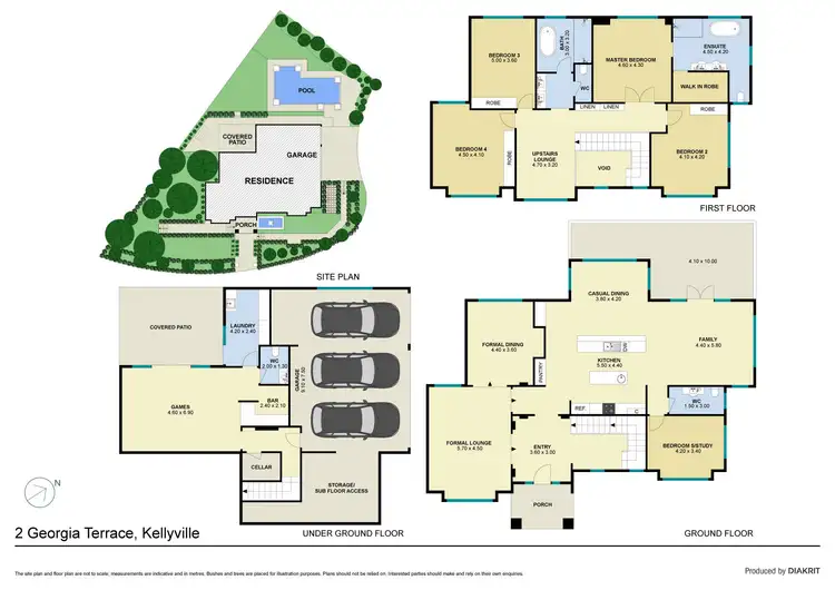 Floorplan of Homely house listing, 2 Georgia Terrace, Kellyville NSW 2155