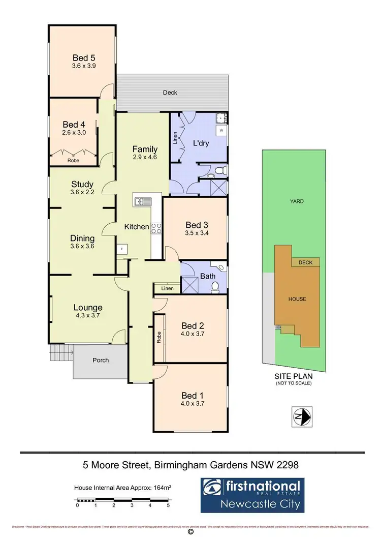 Floorplan of Homely house listing, 5 Moore Street, Birmingham Gardens NSW 2287