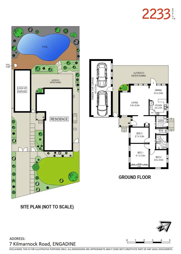Floorplan of Homely house listing, 7 Kilmarnock Road, Engadine NSW 2233