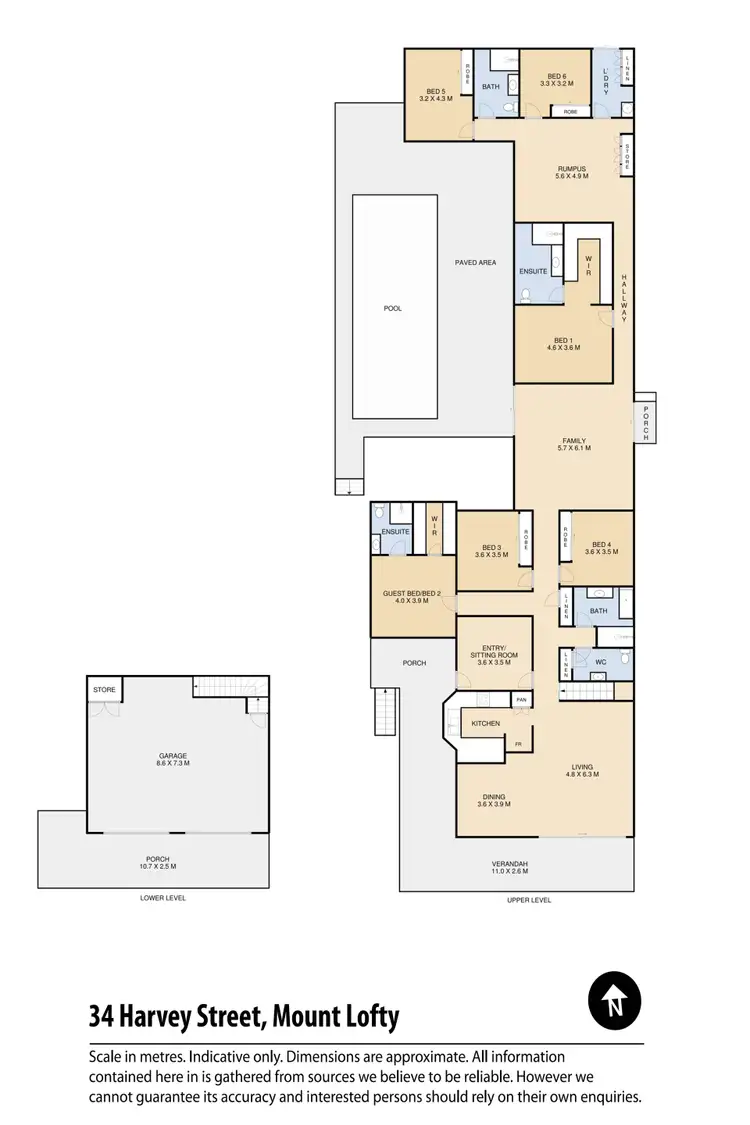 Floorplan of Homely house listing, 34 Harvey Street, Mount Lofty QLD 4350