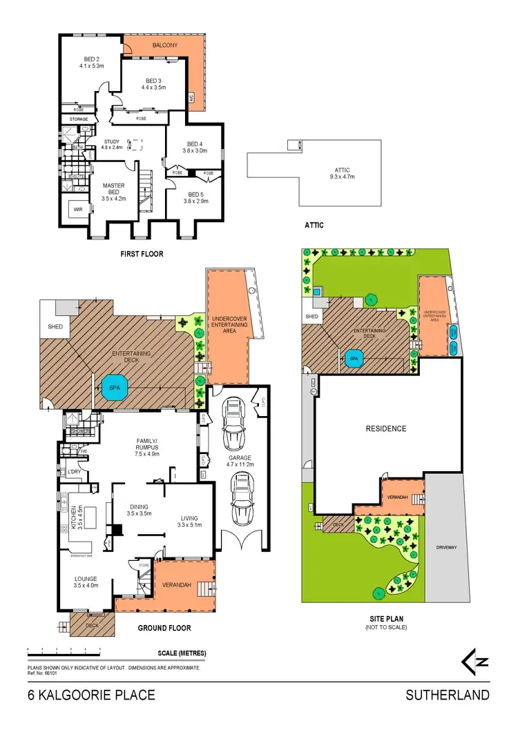 Floorplan of Homely house listing, 6 Kalgoorlie Place, Sutherland NSW 2232