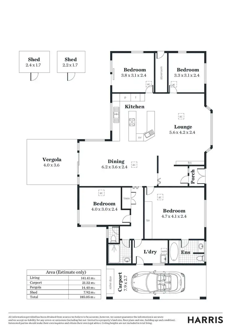 Floorplan of Homely house listing, 10 Playford Road, Mitcham SA 5062