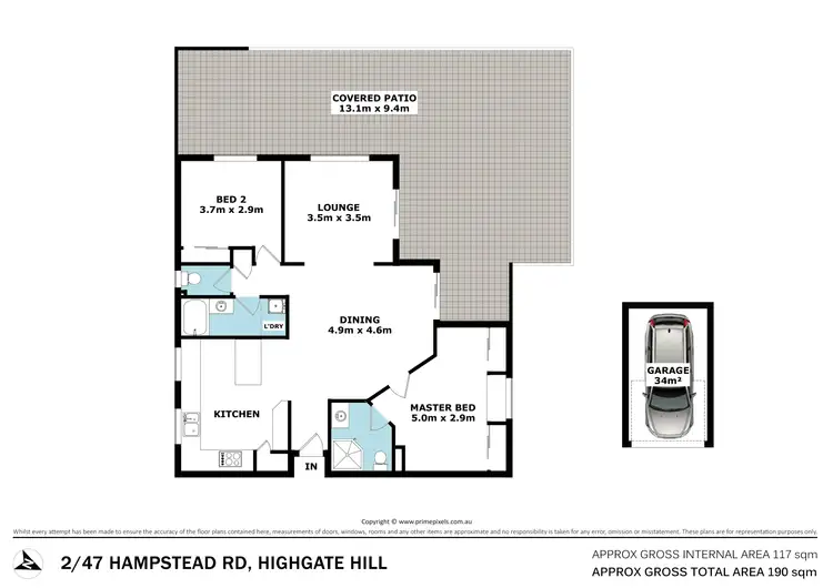 Floorplan of Homely unit listing, 2/47-49 Hampstead Road, Highgate Hill QLD 4101