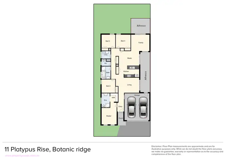 Floorplan of Homely house listing, 11 Platypus Rise, Botanic Ridge VIC 3977