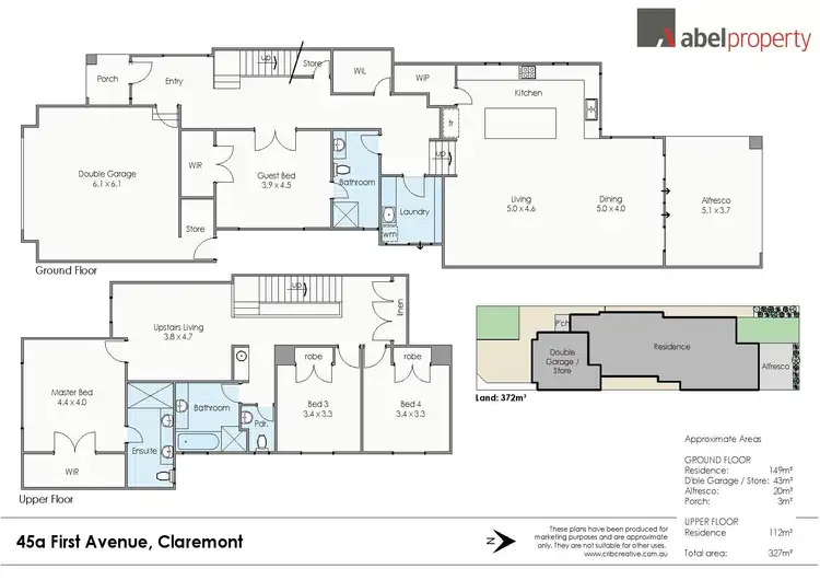 Floorplan of Homely house listing, 45A First Avenue, Claremont WA 6010