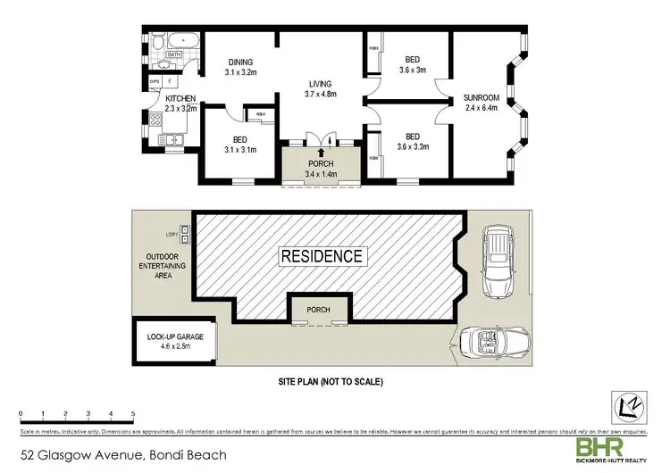 Floorplan of Homely house listing, 52 Glasgow Avenue, Bondi Beach NSW 2026