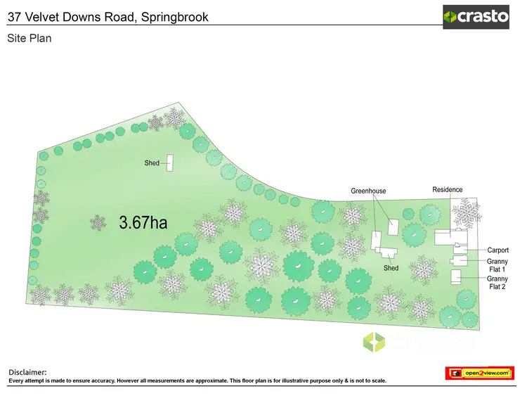 Floorplan of Homely rural property listing, 37 Velvet Downs Road, Springbrook QLD 4213