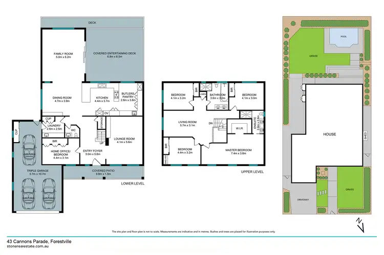 Floorplan of Homely house listing, 43 Cannons Parade, Forestville NSW 2087