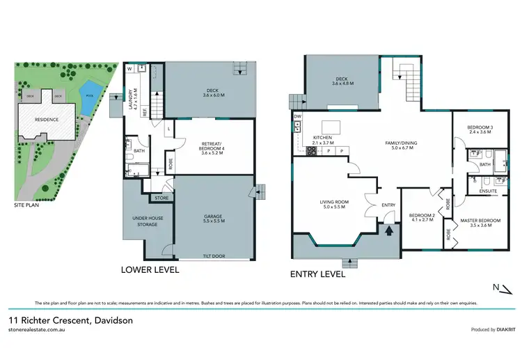 Floorplan of Homely house listing, 11 Richter Crescent, Davidson NSW 2085