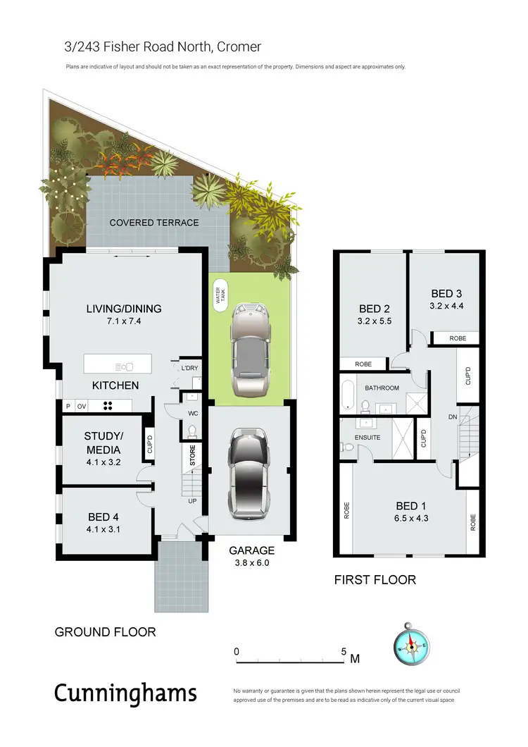 Floorplan of Homely townhouse listing, 3/243 Fisher Road, Cromer NSW 2099