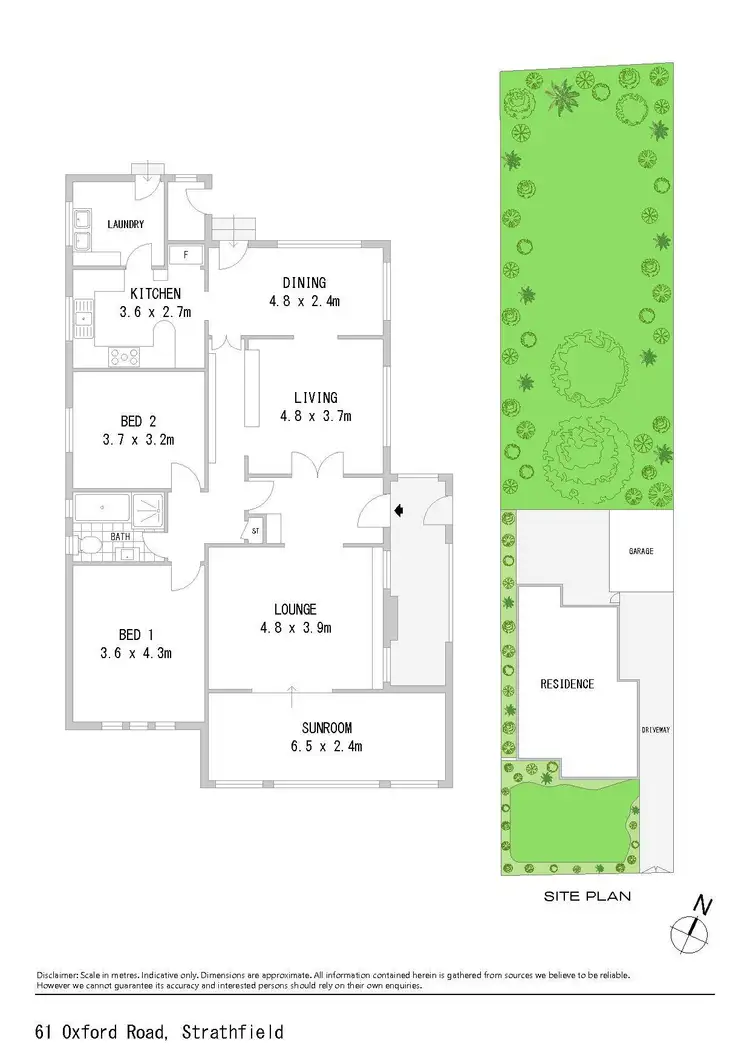 Floorplan of Homely house listing, 61 Oxford Road, Strathfield NSW 2135