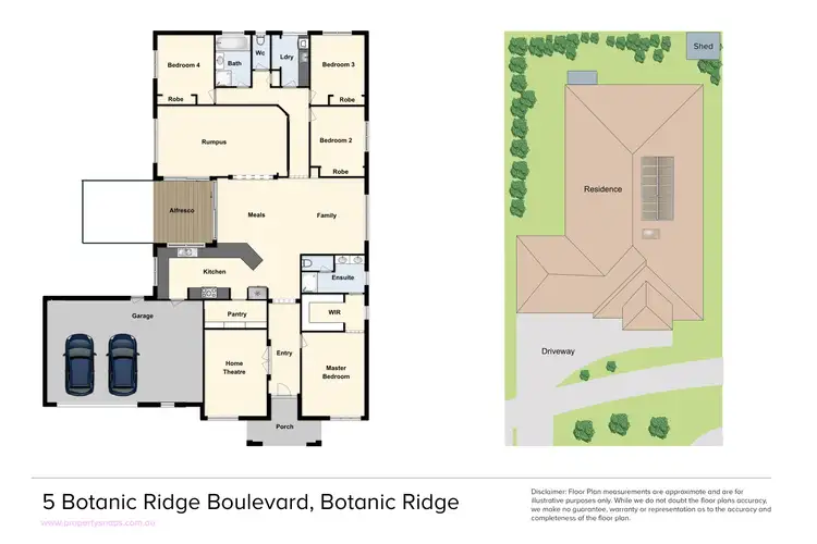 Floorplan of Homely house listing, 5 Botanic Ridge Boulevard, Botanic Ridge VIC 3977