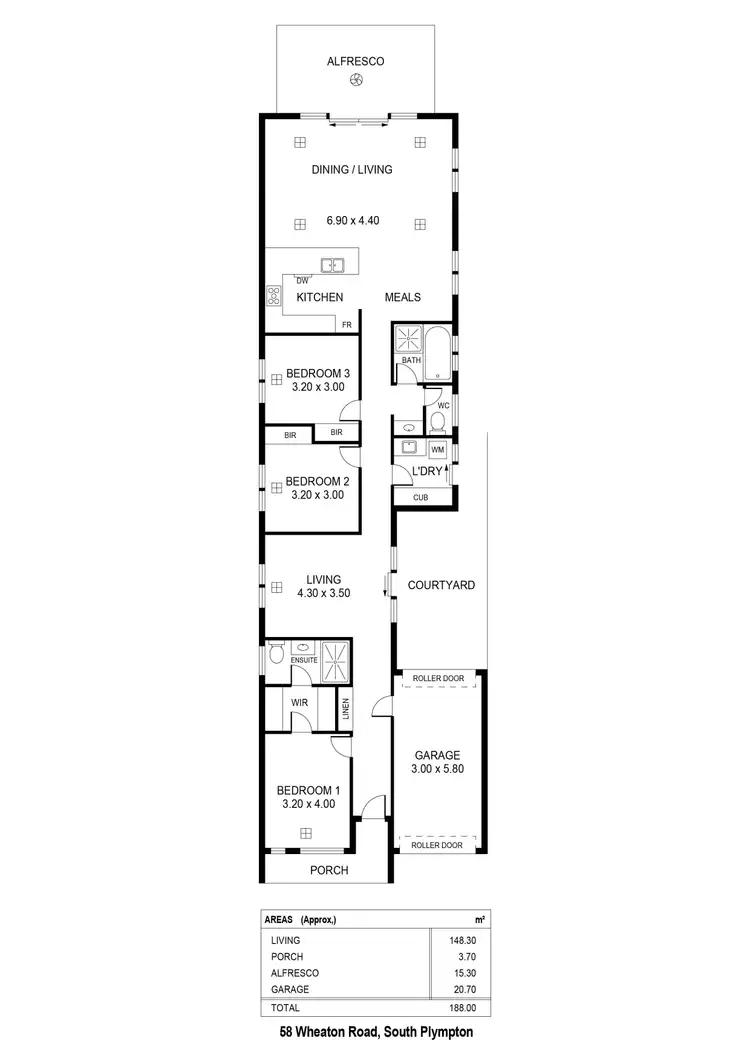 Floorplan of Homely house listing, 58 Wheaton Street, South Plympton SA 5038