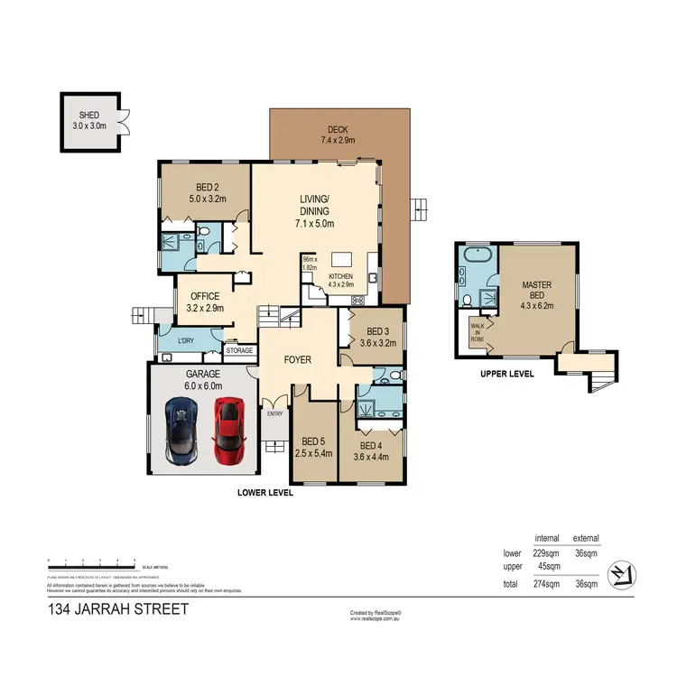 Floorplan of Homely house listing, 134 Jarrah Street, Moggill QLD 4070