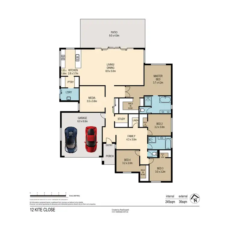 Floorplan of Homely house listing, 12 Kite Close, Moggill QLD 4070