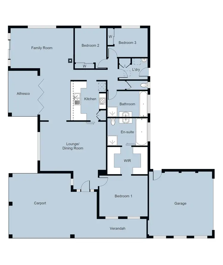 Floorplan of Homely house listing, 85 Kookaburra Road, Lal Lal VIC 3352