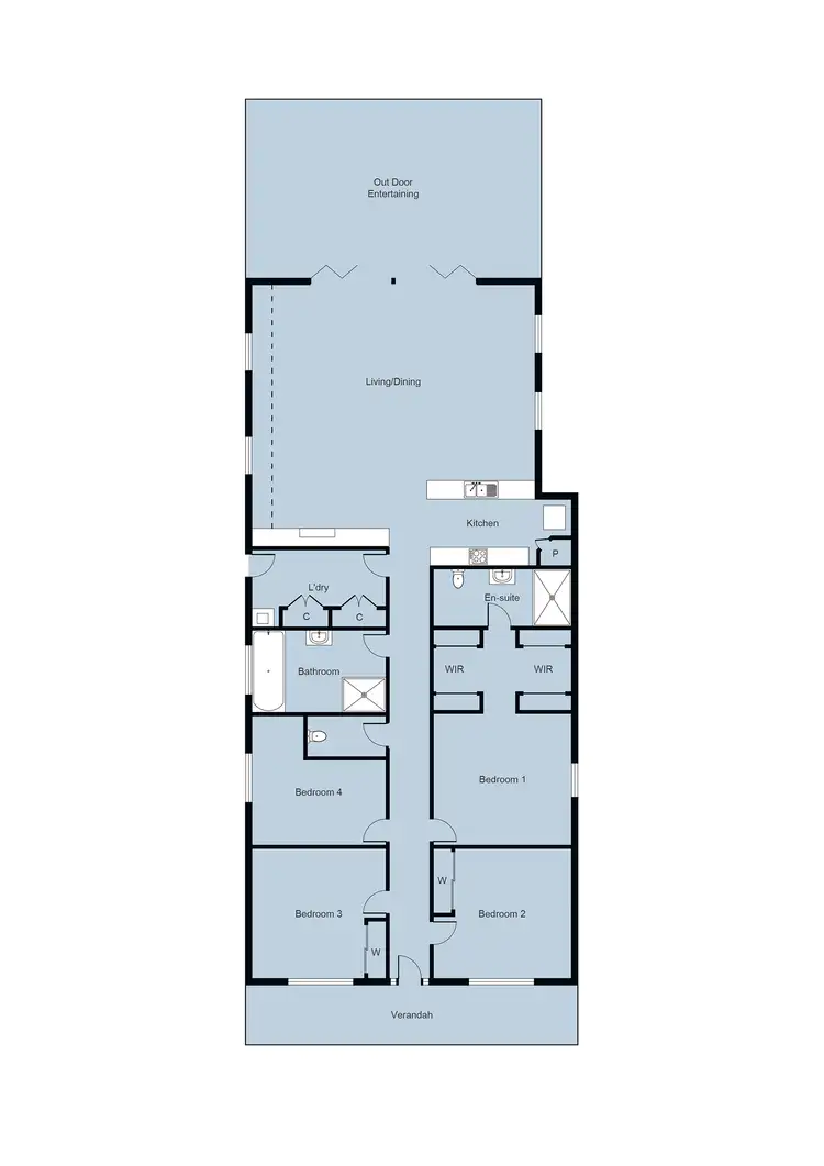 Floorplan of Homely house listing, 625 Barkly Street, Golden Point VIC 3350