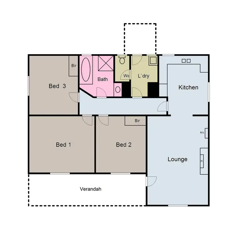 Floorplan of Homely house listing, 90 Rundell Street, Ararat VIC 3377