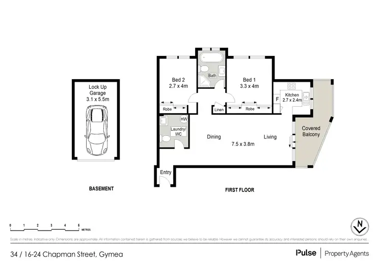 Floorplan of Homely apartment listing, 34/16-24 Chapman Street, Gymea NSW 2227