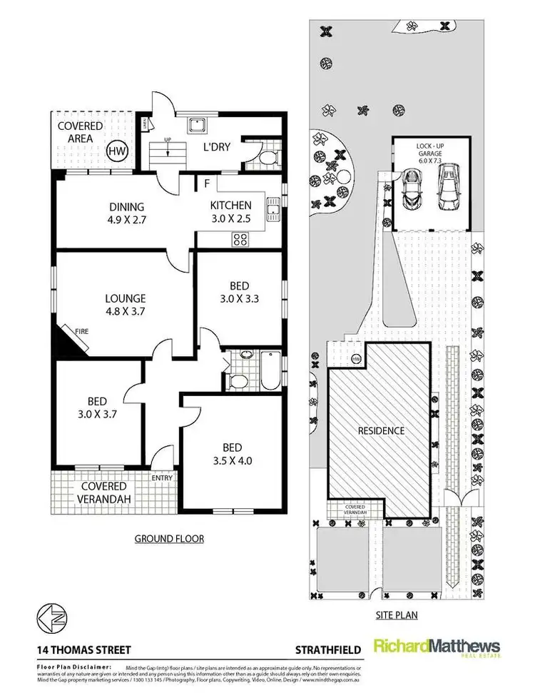 Floorplan of Homely house listing, 14 Thomas Street, Strathfield NSW 2135