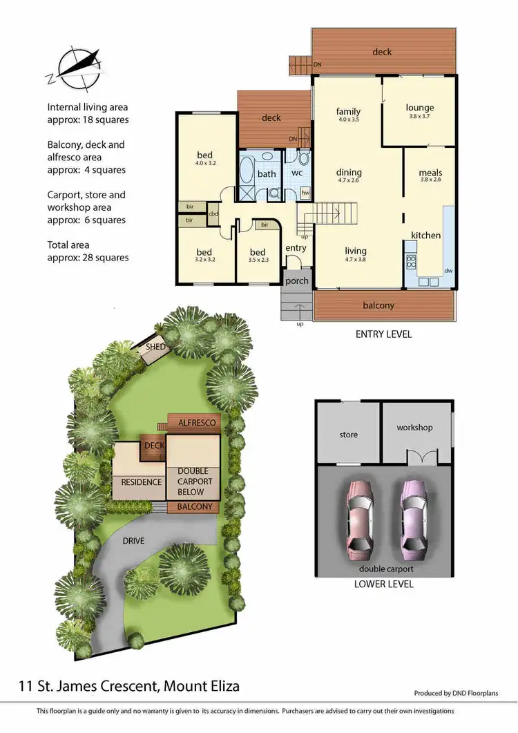 Floorplan of Homely house listing, 11 St James Crescent, Mount Eliza VIC 3930