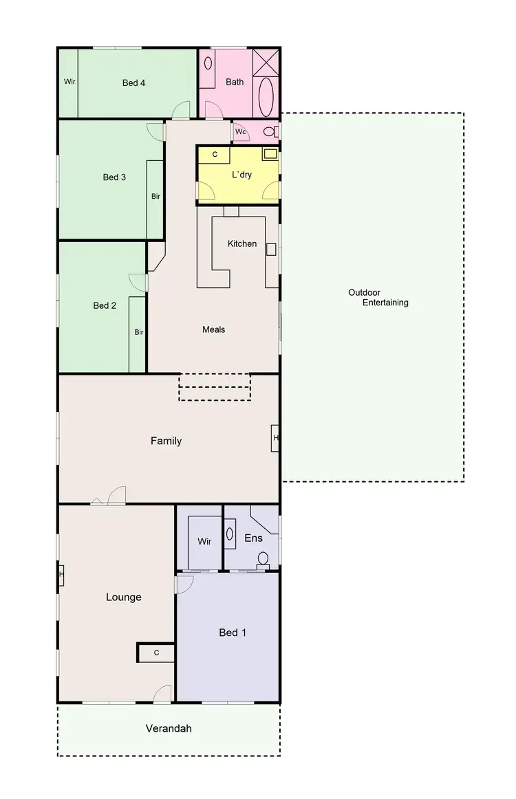 Floorplan of Homely house listing, 69 Lambert Street, Ararat VIC 3377