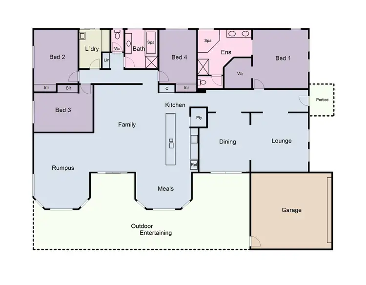 Floorplan of Homely house listing, 220 Wilde Lane, Moyston VIC 3377