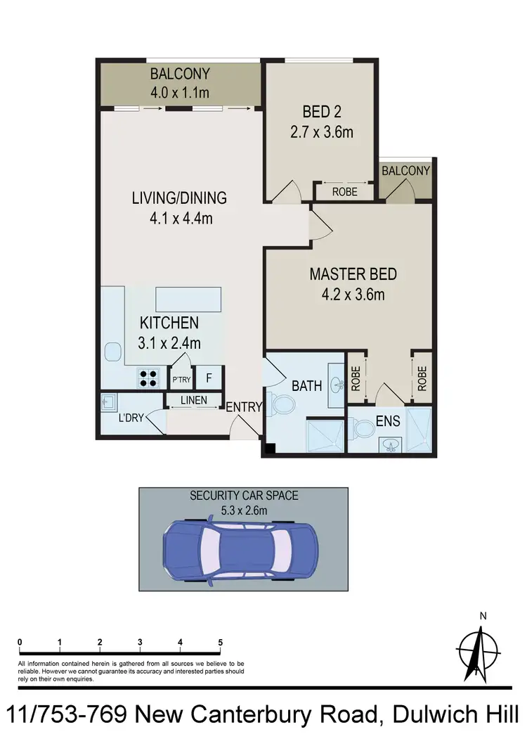 Floorplan of Homely apartment listing, 11/753-769 New Canterbury Road, Dulwich Hill NSW 2203