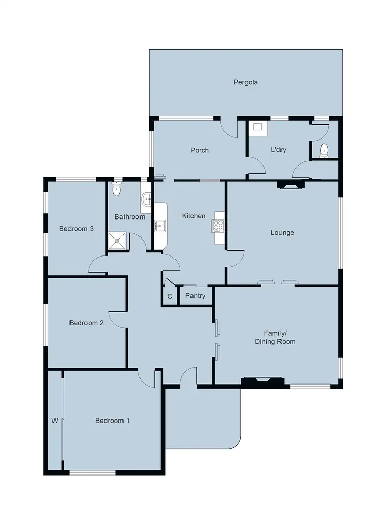 Floorplan of Homely house listing, 36 Barkly Street West, Ararat VIC 3377