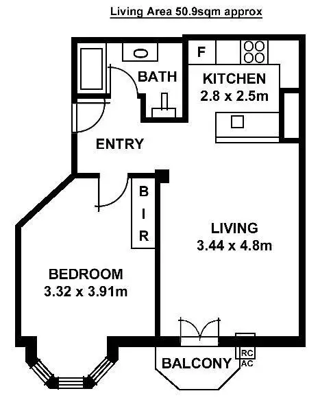 Floorplan of Homely apartment listing, 31/21 Pulteney Street, Adelaide SA 5000