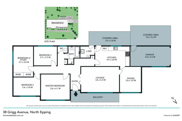 Floorplan of Homely house listing, 38 Grigg Avenue, North Epping NSW 2121