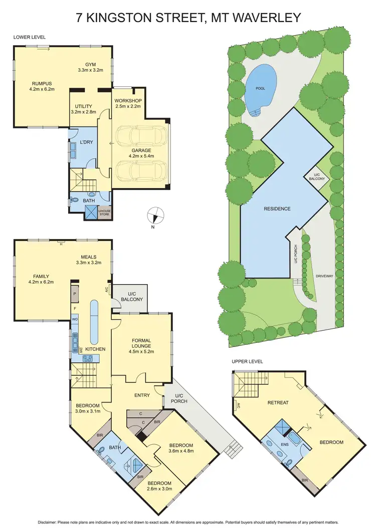 Floorplan of Homely house listing, 7 Kingston Street, Mount Waverley VIC 3149