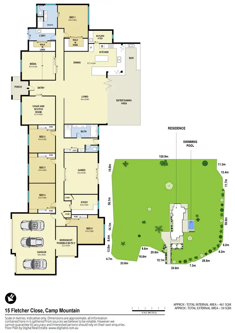 Floorplan of Homely house listing, 15 Fletcher Close, Camp Mountain QLD 4520