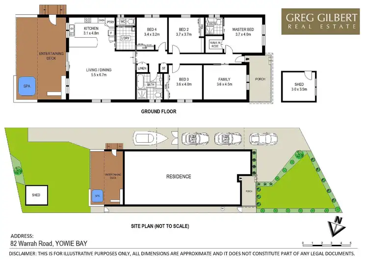 Floorplan of Homely house listing, 82 Warrah Road, Yowie Bay NSW 2228