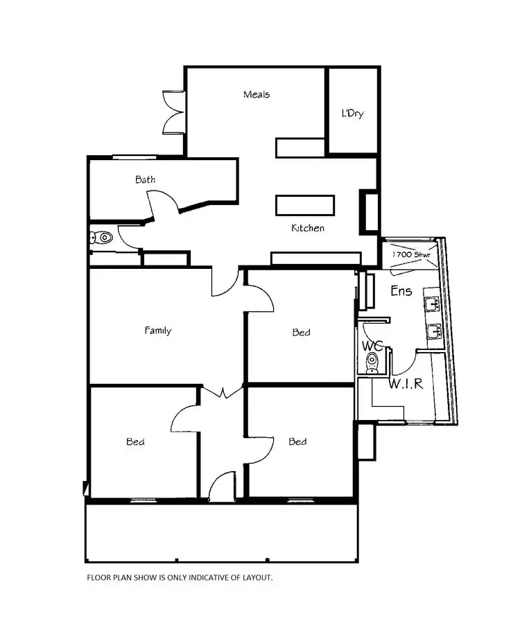 Floorplan of Homely house listing, 80 Vine Street, Bendigo VIC 3550