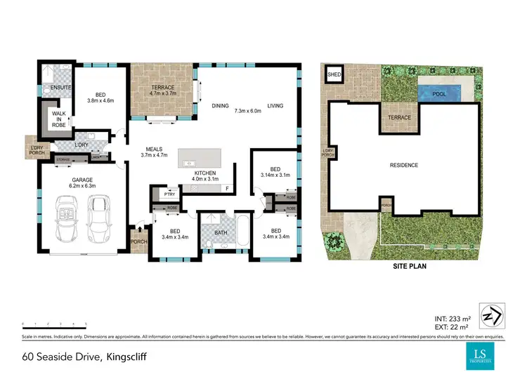 Floorplan of Homely house listing, 60 Seaside Drive, Kingscliff NSW 2487
